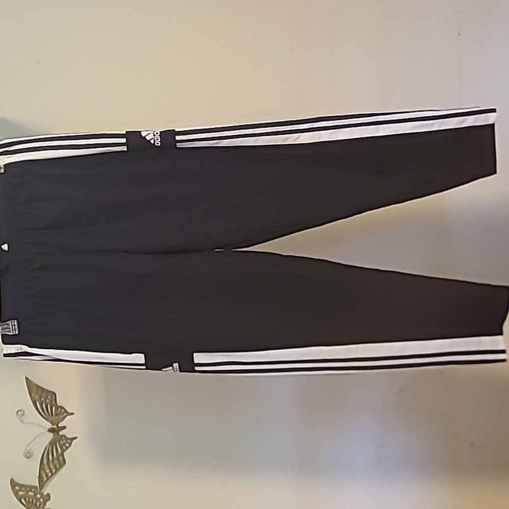Adidas Aeroready track pants with zippers at ankles Size Large